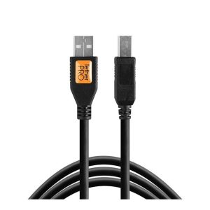 Tether Tools Kabel TetherPro USB 2.0 zu Male B, 4.6 Meter Schwarz