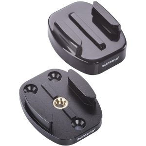 Mantona Schnellwechselplatte Set GoPro 1/4 Zoll