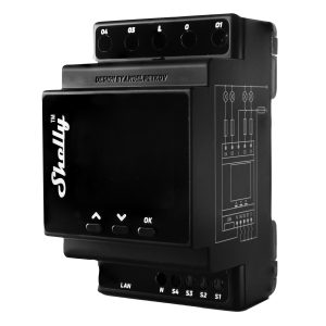 Shelly Pro 4PM LAN und WiFi-DIN-Rail Switch