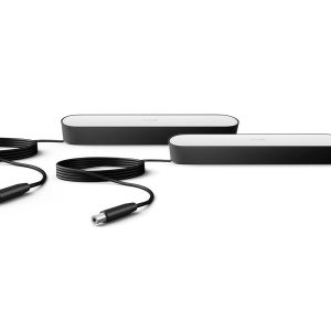 Philips Hue White & Color Ambiance Play 2er-Pack Lightbar Basis Schwarz