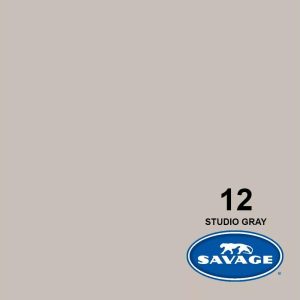 Savage Hintergrund Papier 2.72 x 11m Studio Gray