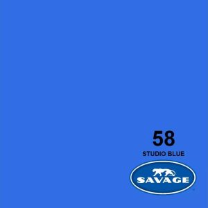 Savage Hintergrund Papier 1.35 x 11 m Studio Blue