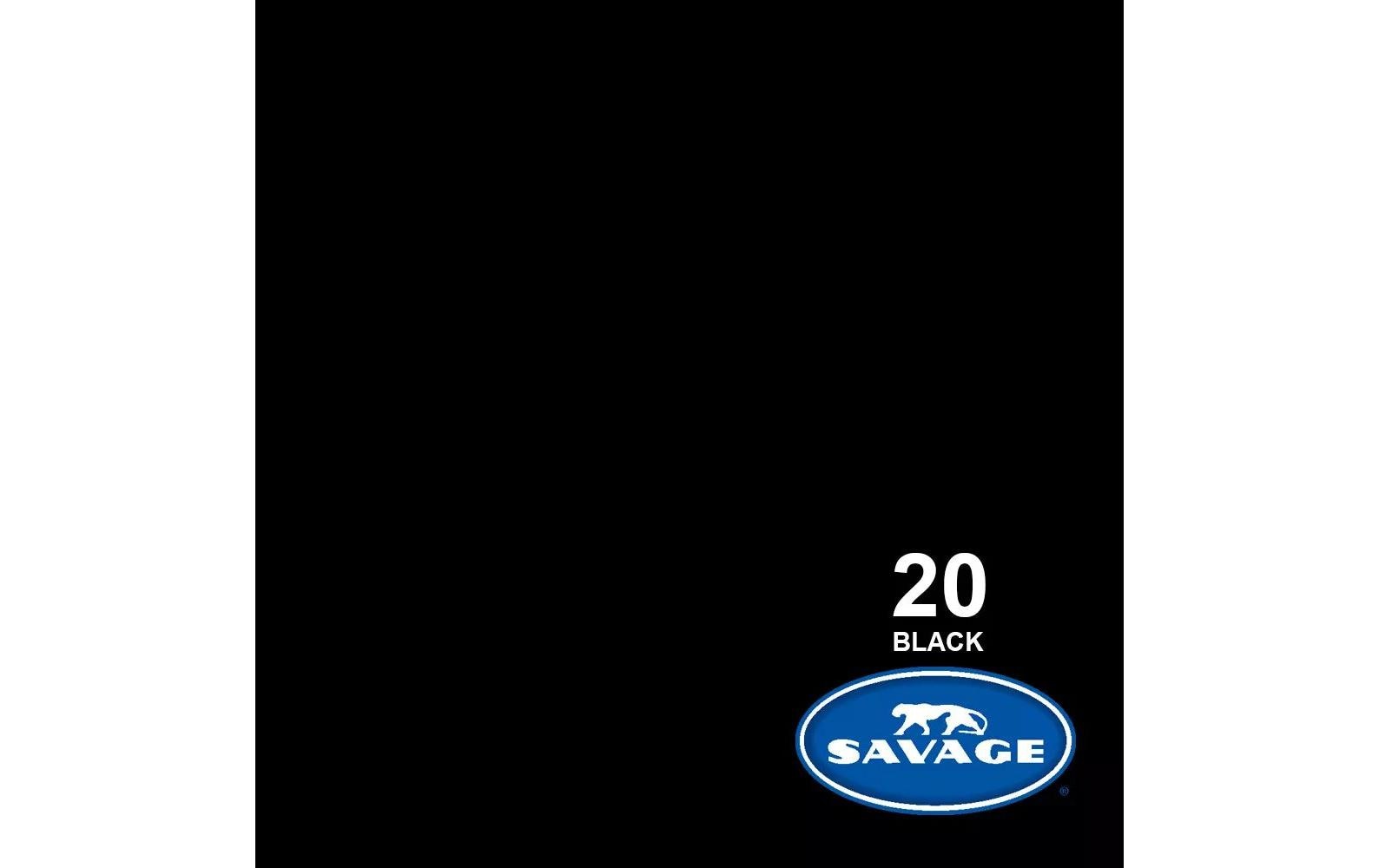 Savage Hintergrund Papier 2.18 x 11 m Black