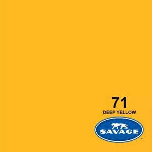 Savage Hintergrund Papier 2.72 x 11m Deep Yellow