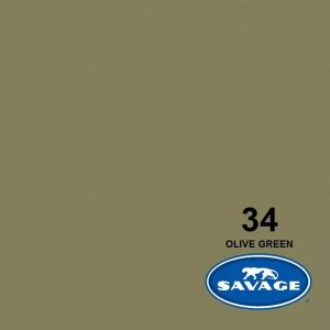 Savage Hintergrund Papier 2.72 x 11m Olive Green