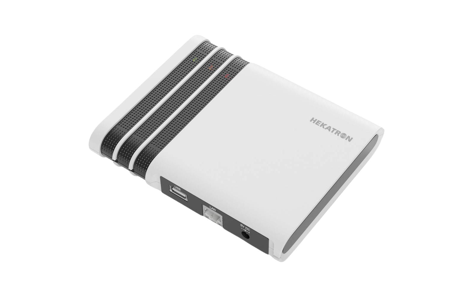 Hekatron Funk-LAN-Gateway Genius Port WLAN/LAN, USB, BLE, weiss
