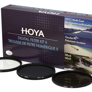 Hoya Set Digital Filter Kit II (UV, CIR-PL & ND8) – 37 mm