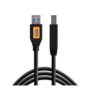 Tether Tools Kabel TetherPro USB 3.0 zu Male B, 4.6 Meter Schwarz