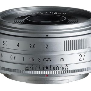 Voigtländer Festbrennweite 27mm F/2 Ultron – Fujifilm X-Mount – Silber