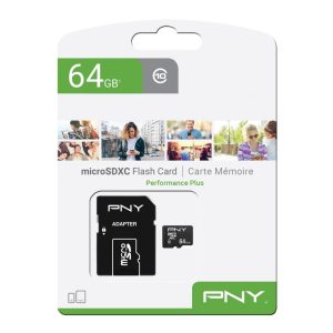 PNY microSDXC-Karte Performance Plus 64 GB