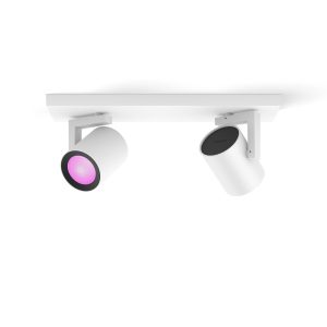 Philips Hue White & Color Ambiance Argenta 2er-Spot Weiss