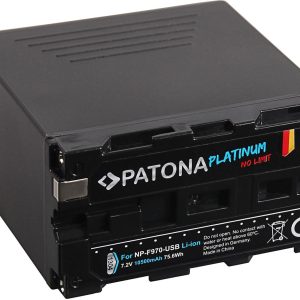 Patona Digitalkamera-Akku für Sony NP-F970 und CCD Serie