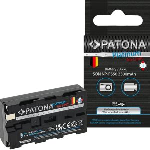 Patona Platinum Akku für Sony NP-F550, F330, F530, F750, F930