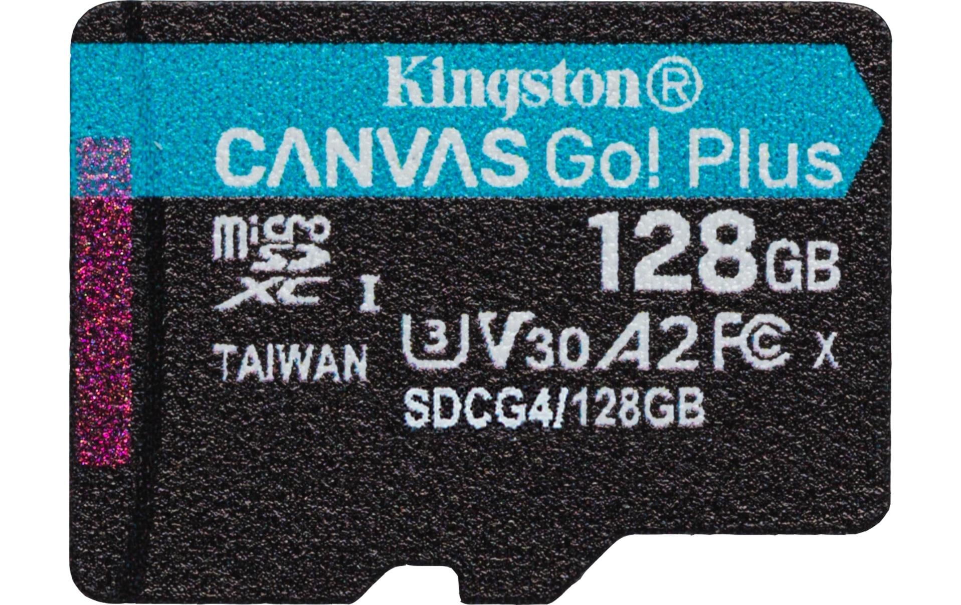Kingston microSDXC-Karte Canvas Go! Plus 128 GB, ohne Adapter