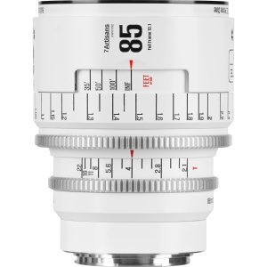 7Artisans Festbrennweite 85mm T/2.1 INFINTE Weiss – Canon EF