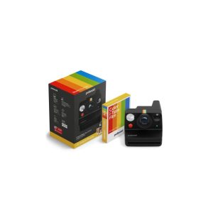 Polaroid Fotokamera Now Gen 3 + Color Film Bundle Schwarz
