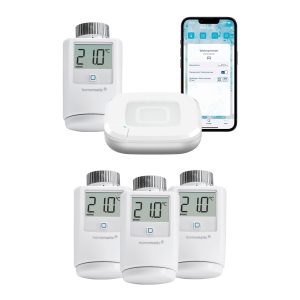 Homematic IP Starter Set Access Point 2, 4x Heizkörperthermostat, Weiss