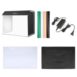 Puluz 60 x 40 cm Fotostudio mit LED Beleuchtung