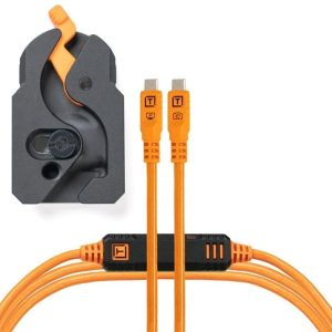 Tether Tools Kabel Leverlock Klemme und USB-C 4.6m