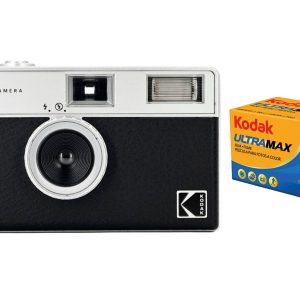 Kodak Analogkamera Ektar H35 mit Ultra Max 400 Film Schwarz Kit