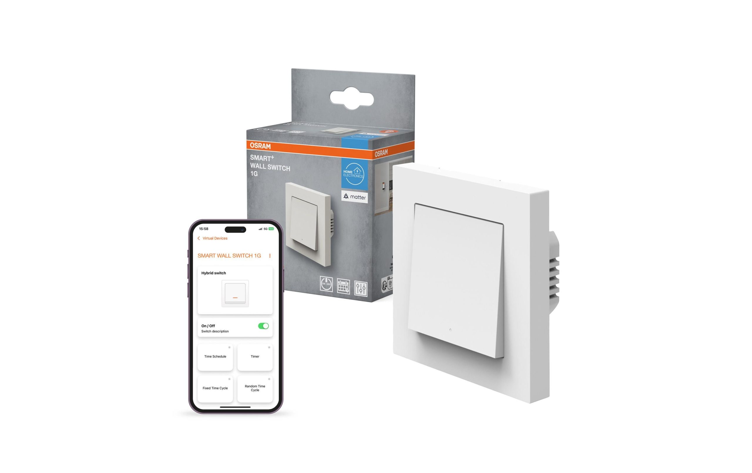 OSRAM SMART+ MATTER Wandschalter 1 Kanal