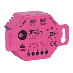 Omnio Funk-UP-Schaltaktor EnOcean UPS230/08 1-Kanal