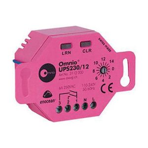 Omnio Funk-Schaltaktor EnOcean UPS230/12 2-Kanal