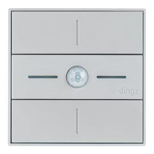 dingz WLAN-Schalter «dingz plus» mit Bewegungsmelder UP hellgrau
