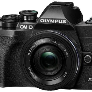 OM-System Fotokamera E-M10 Mark IV Kit 14-42 Schwarz