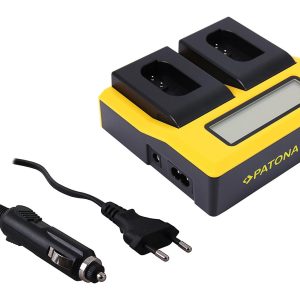 Patona Ladegerät Dual LCD USB – Panasonic DMW-BLK22