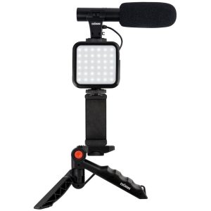 Dörr Videoleuchte Vlogging Kit mit Mikrofon VL-5