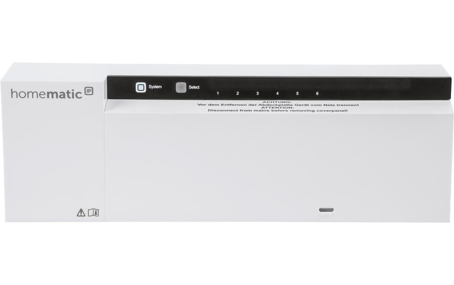 Homematic IP Wired Smart Home Wired Fussbodenheizungsaktor 6-fach, 230 V