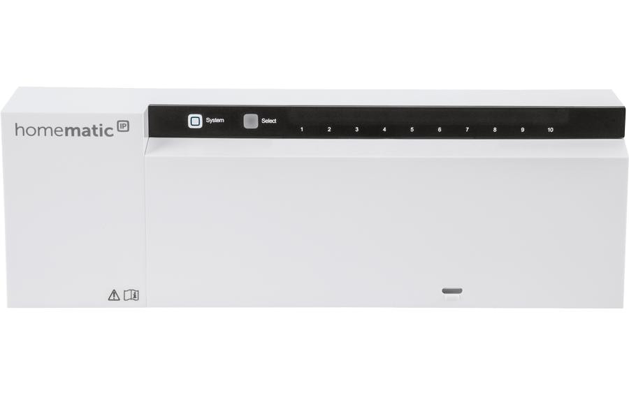Homematic IP Wired Smart Home Wired Fussbodenheizungsaktor 10-fach, 24 V