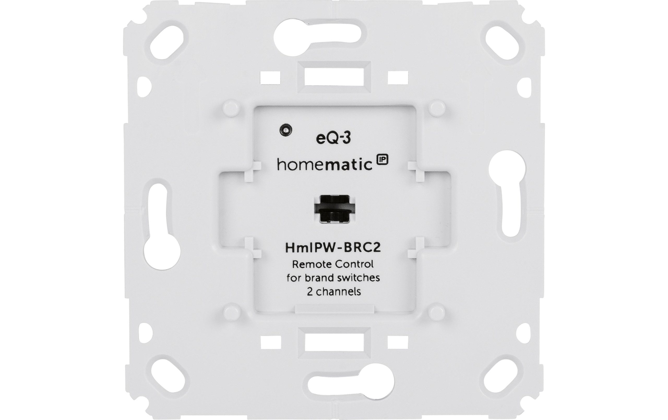 Homematic IP Wired Smart Home Wired Wandtaster für Markenschalter 2-fach