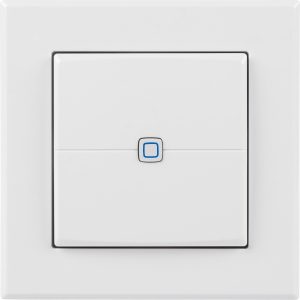 Homematic IP Wired Smart Home Wired Wandtaster 2-fach, Weiss