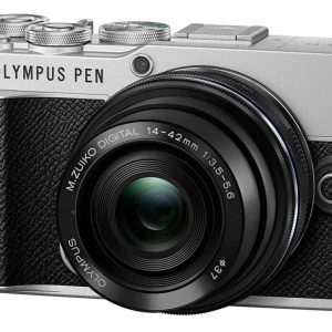 OM-System Fotokamera E-P7 Kit 14-42 Silber
