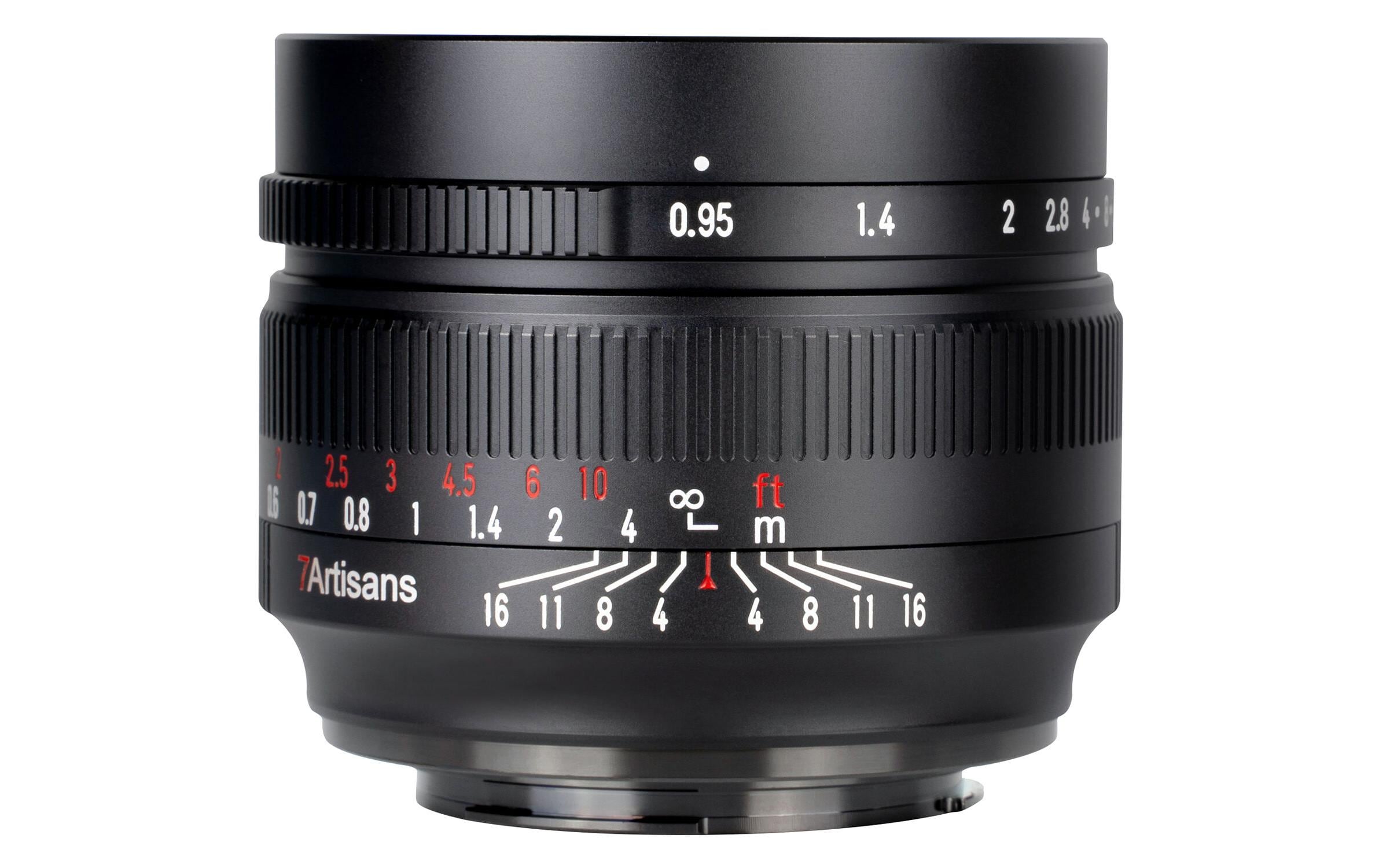 7Artisans Festbrennweite 50mm F/0.95 – MFT