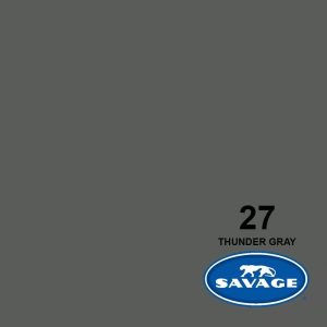 Savage Hintergrund Papier 2.72 x 11m Thunder Gray