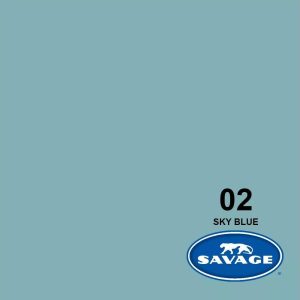 Savage Hintergrund Papier 2.72 x 11m Sky Blue