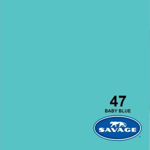 Savage Hintergrund Papier 2.72 x 11m Baby Blue