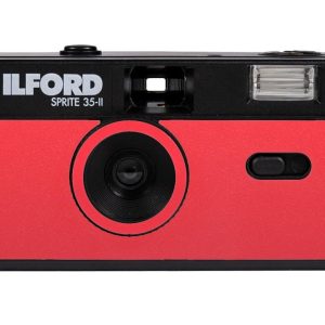 Ilford Analogkamera Sprite 35-II Red & Black