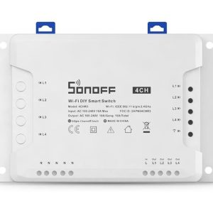 SONOFF WLAN-Schaltaktor 4CHR3, 4-fach, 230 V, 10 A, Weiss