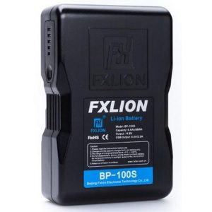 FXLion Videokamera-Akku BP-100S Cool Black V-Mount
