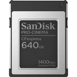 SanDisk CFexpress-Karte PRO Cinema Type B 640 GB