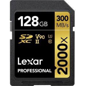 Lexar SDXC-Karte Professional 2000x GOLD Series 128 GB