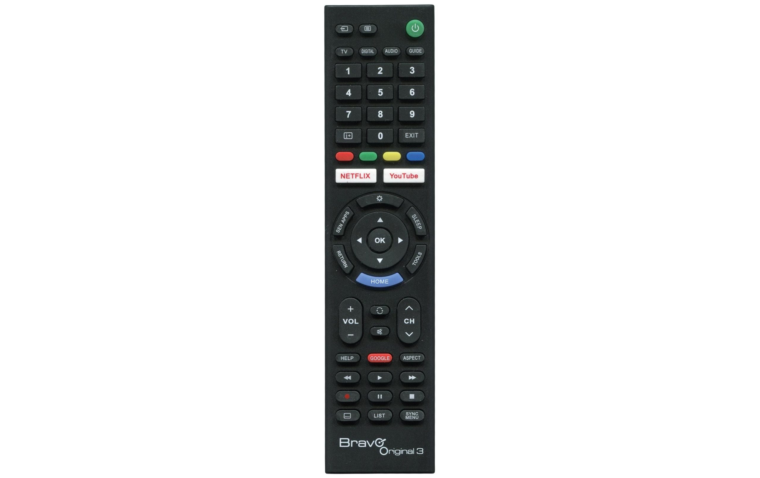 BRAVO Ersatz-Fernbedienung Bravo ORIGINAL 3 Sony