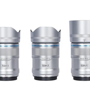 Sirui Festbrennweite Sniper 23, 33, 56mm F/1.2 Silber Fujifilm X