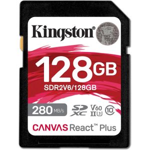 Kingston SDXC-Karte Canvas React Plus V60 128 GB