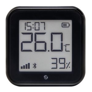 Shelly WLAN-Luftfeuchte- und Temperatursensor H&T Gen3, Schwarz
