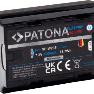 Patona Videokamera-Akku Fuji NP-W235